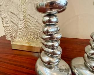 Michael Aram "ROCKS" candlesticks