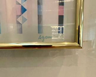 Yaacov Agam original signed by artist 