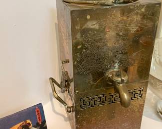 Antique Brass Tea Samovar 