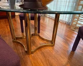 Brass and Glass table
