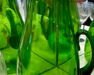 Blenko MCM Handblown Pitcher