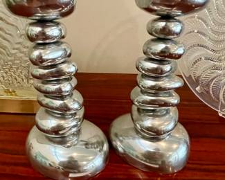 Michael Aram "ROCKS" candlesticks