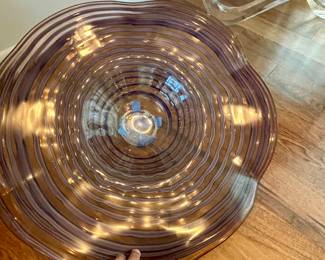 large blown art glass