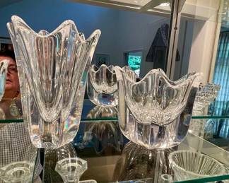  Vintage Orrefors Vases Jan Johansson on right