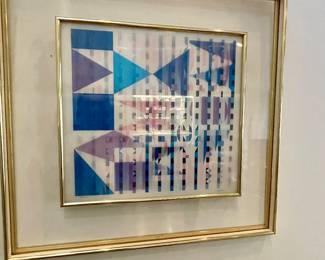 Yaacov Agam original signed by artist 