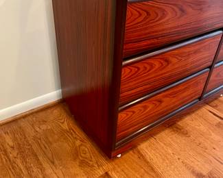 Mid Century Modern Brouer Rosewood Chest of Drawers
