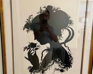 Lithograph 1959 Wiinblad's Lady of the Camellias