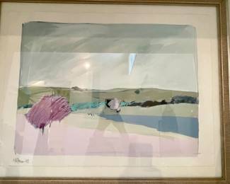 Lithograph Signed Hollman '88