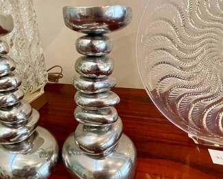 Michael Aram "ROCKS" candlesticks