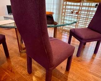 One of a pair of arm chairs, there are an additional 4 side chairs that match, all in like new upholstery