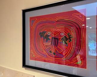 Vintage South American art Panama