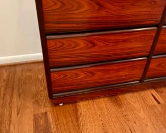 Mid Century Modern Brouer Rosewood Chest of Drawers