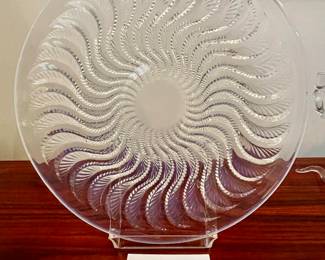 Beautiful Lalique Crystal PLatter