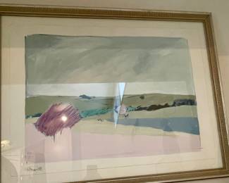 Lithograph Signed Hollman '88