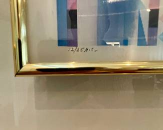 Yaacov Agam original signed by artist 