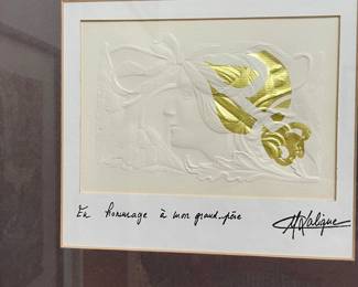 Claude Marie Lalique signature artwork 
