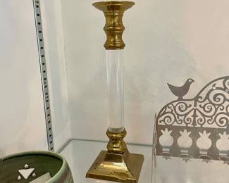 Vintage Lucite Candlesticks