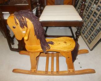 Vintage rocking horse