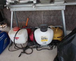 Back pack chemical sprayers