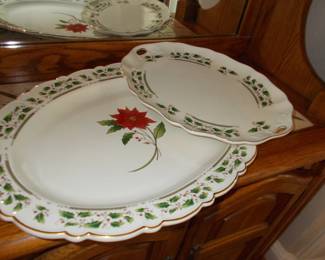 Christmas platters