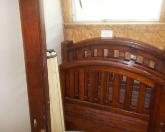 Bunk beds complete ready for the deer lease