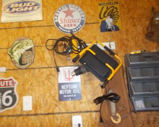 LOTS of man cave sign decor