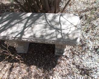 Concrete bench