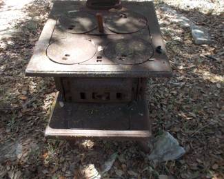 Antique decorative cast iron stove