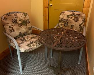 2 patio chairs