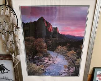 Zion National Park framed poster