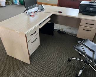 L shaped desk