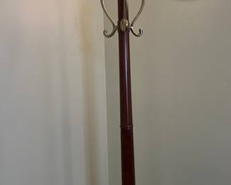 wooden coat rack