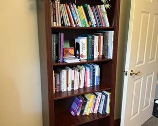 bookcase; medical & therapy books