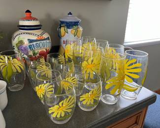 plasticware drinking glasses (great for outside)