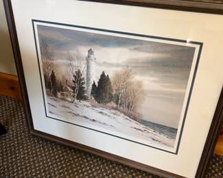 Jack Anderson signed & numbered "island Flurry)