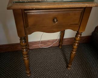 small side table with drawer