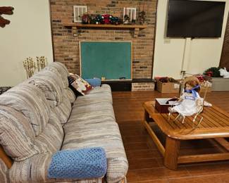 Sofa with Recliners both ends