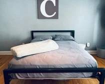 Metal Bedframe and Bed 