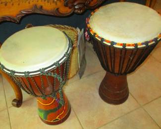 African Drums  x 2