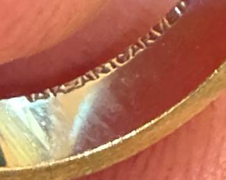 ArtCarved 14k gold ring