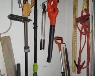 Melanie tools on the wall