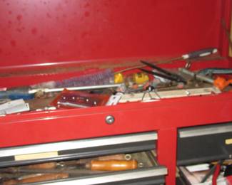 Melanie full of tools