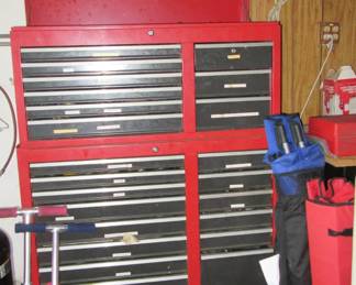 Melanie huge double tool chest full