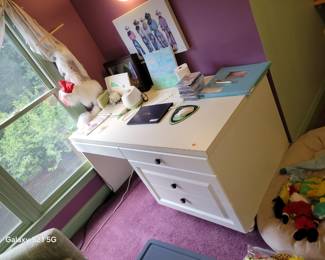 White desk