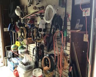 Electrical extension cords, beach coolers, skateboards 