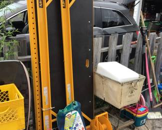 Metaltech scaffolding, mini canvas hamper 