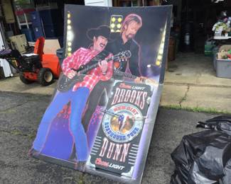 Huge cardboard poster 