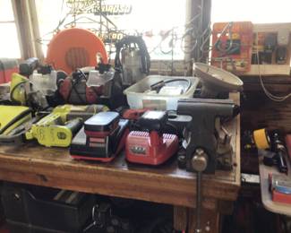 Beer signs, more power tools