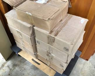 9 boxes of marble tile