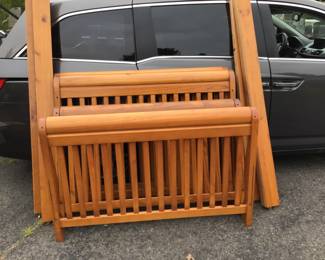 Pair of full size beds